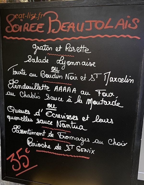 Le Saint-Aub' — carte page 1