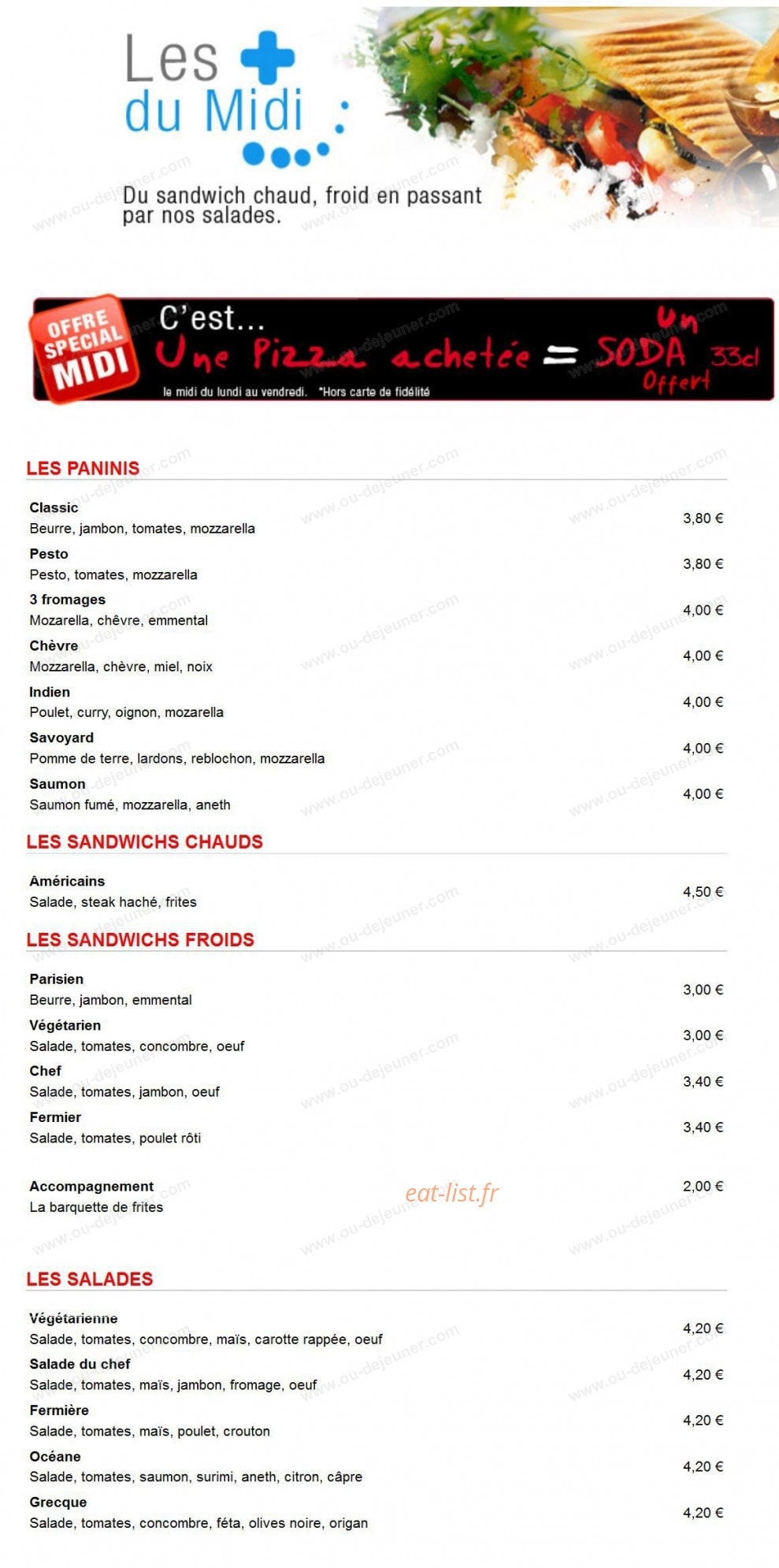 Aloha Pizza — carte page 6