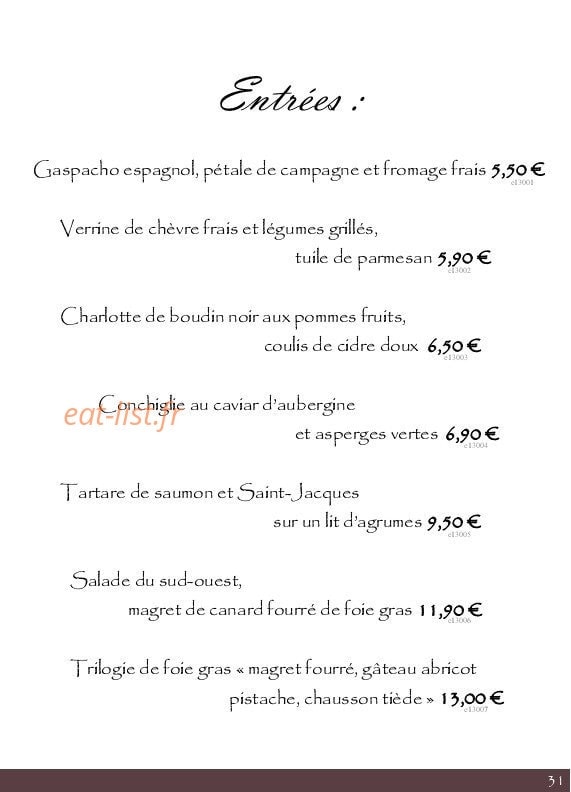 Elyse — carte page 29