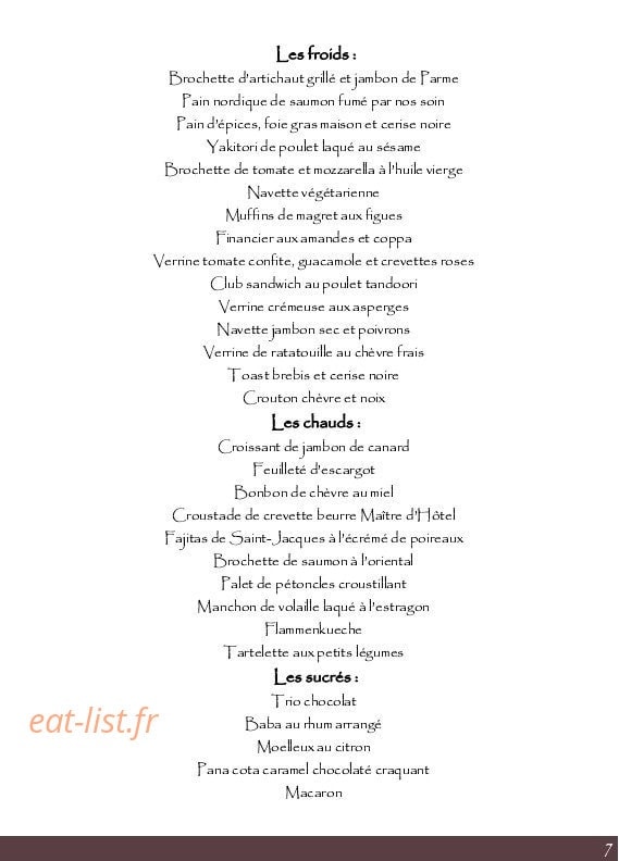 Elyse — carte page 6