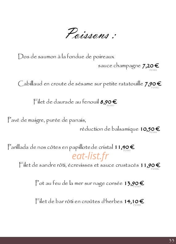 Elyse — carte page 31