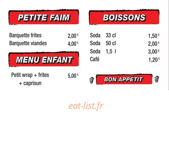 Erkan kebab — carte page 2