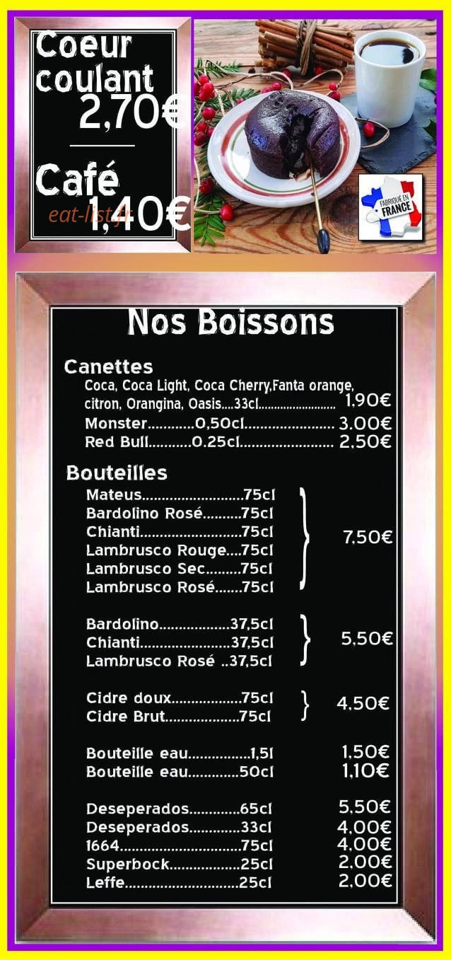 Gajac Pizza — carte page 5