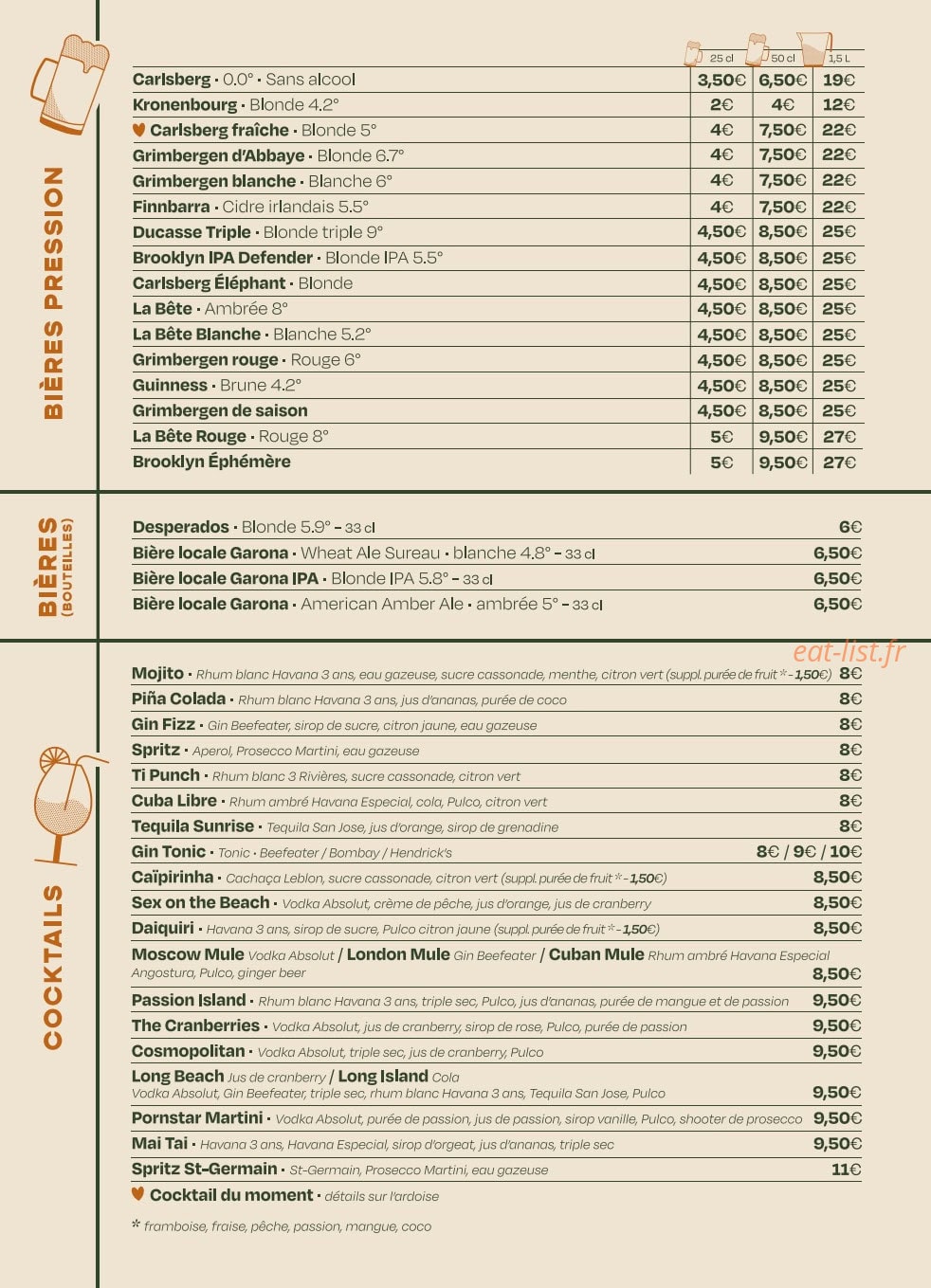 Green Shack — carte page 5