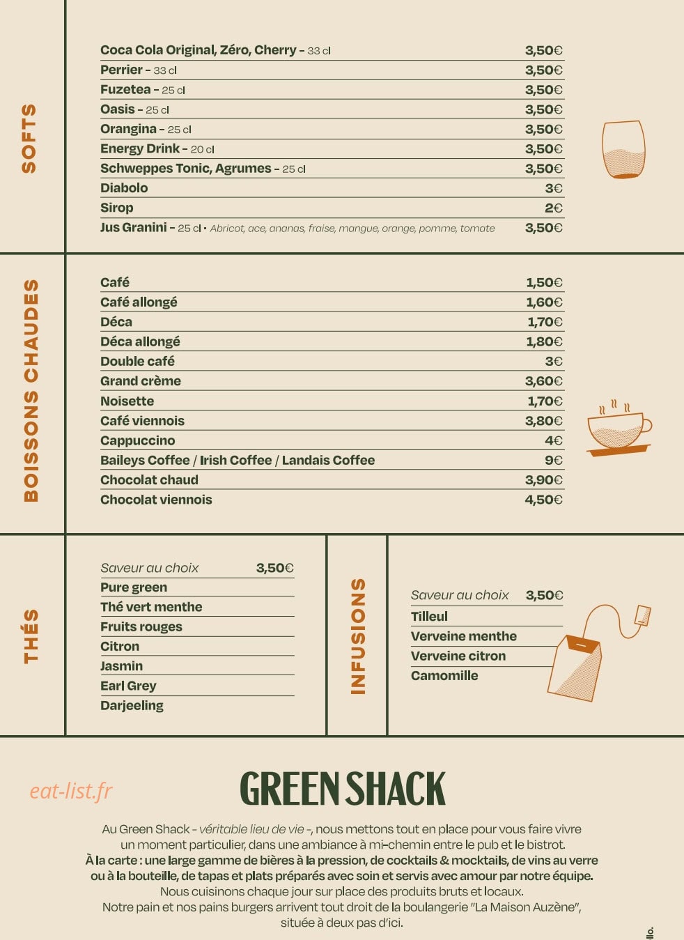 Green Shack — carte page 7