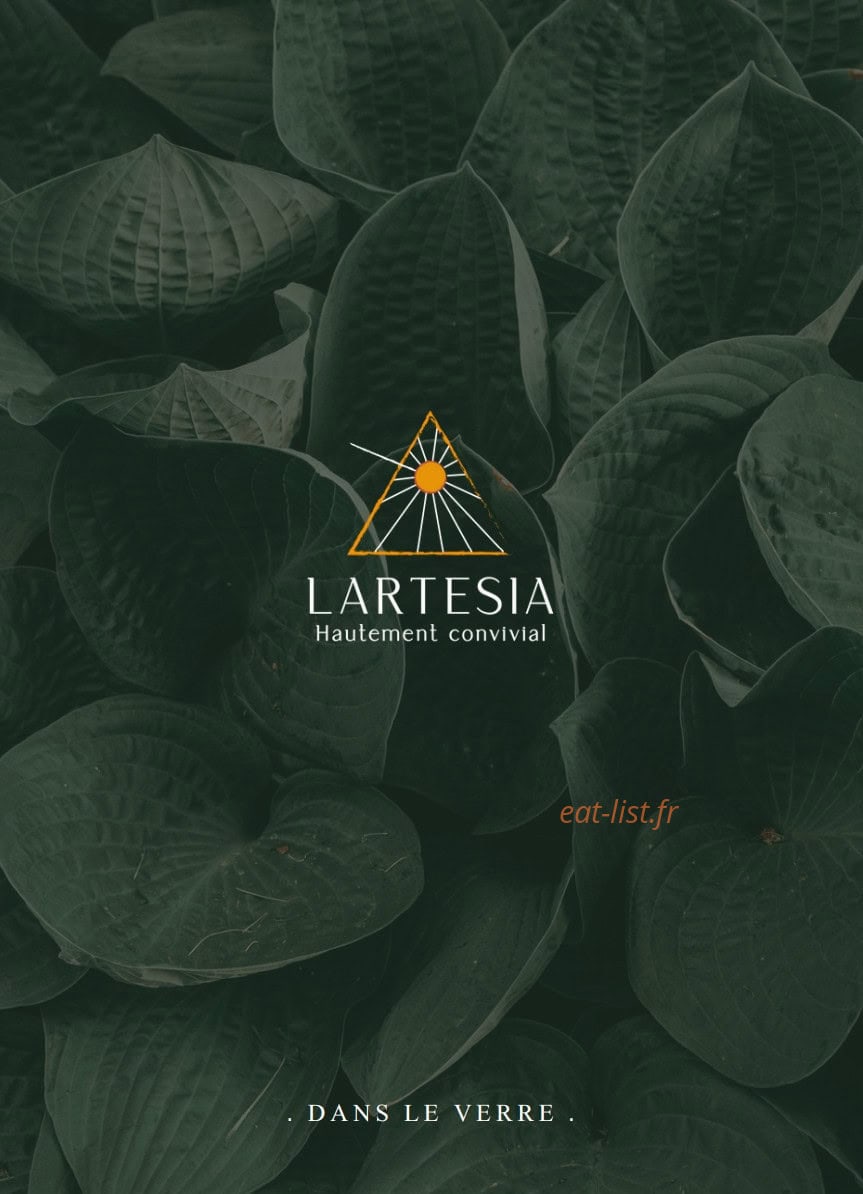 Lartesia Rooftop — carte page 1
