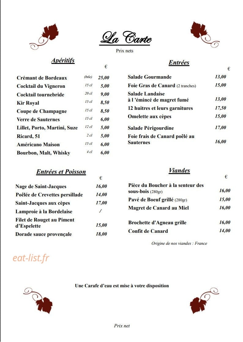 Le Tournebride — carte page 6