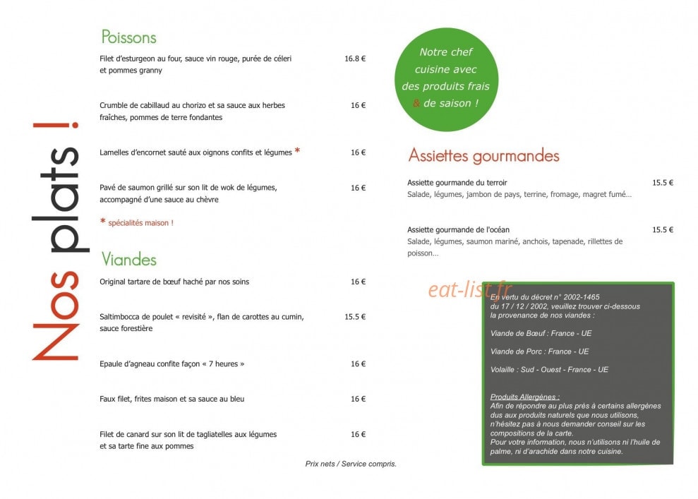 Les Frangins — carte page 2