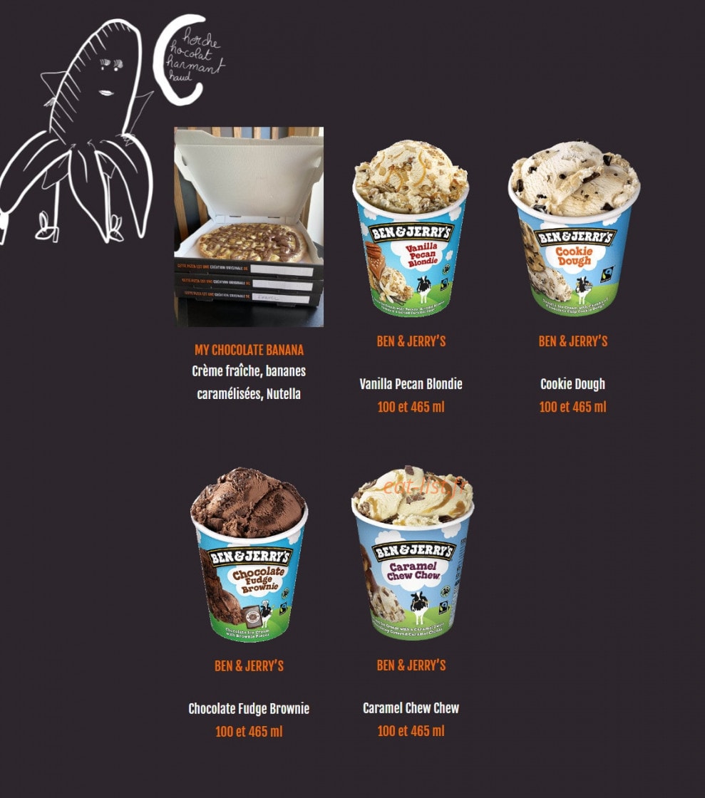 My Pizza — carte page 3