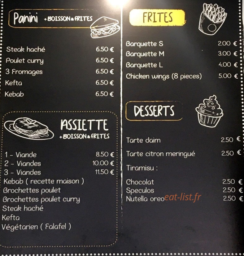 Tacos Home — carte page 2