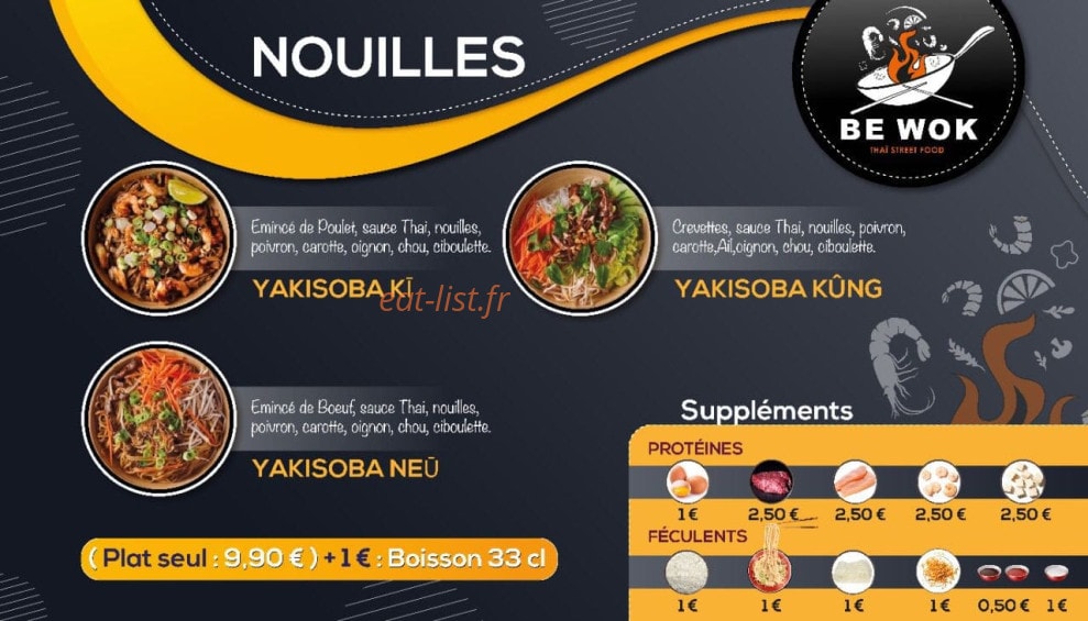 Be wok — carte page 4