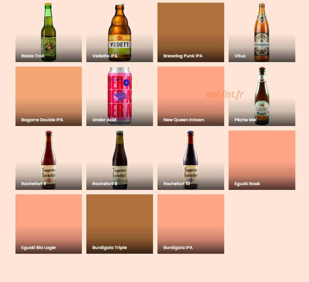 Beers & Brothers — carte page 10