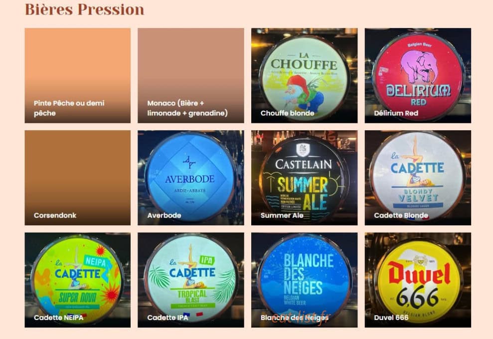 Beers & Brothers — carte page 11