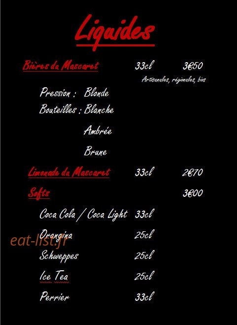 Born to be Wine — carte page 5