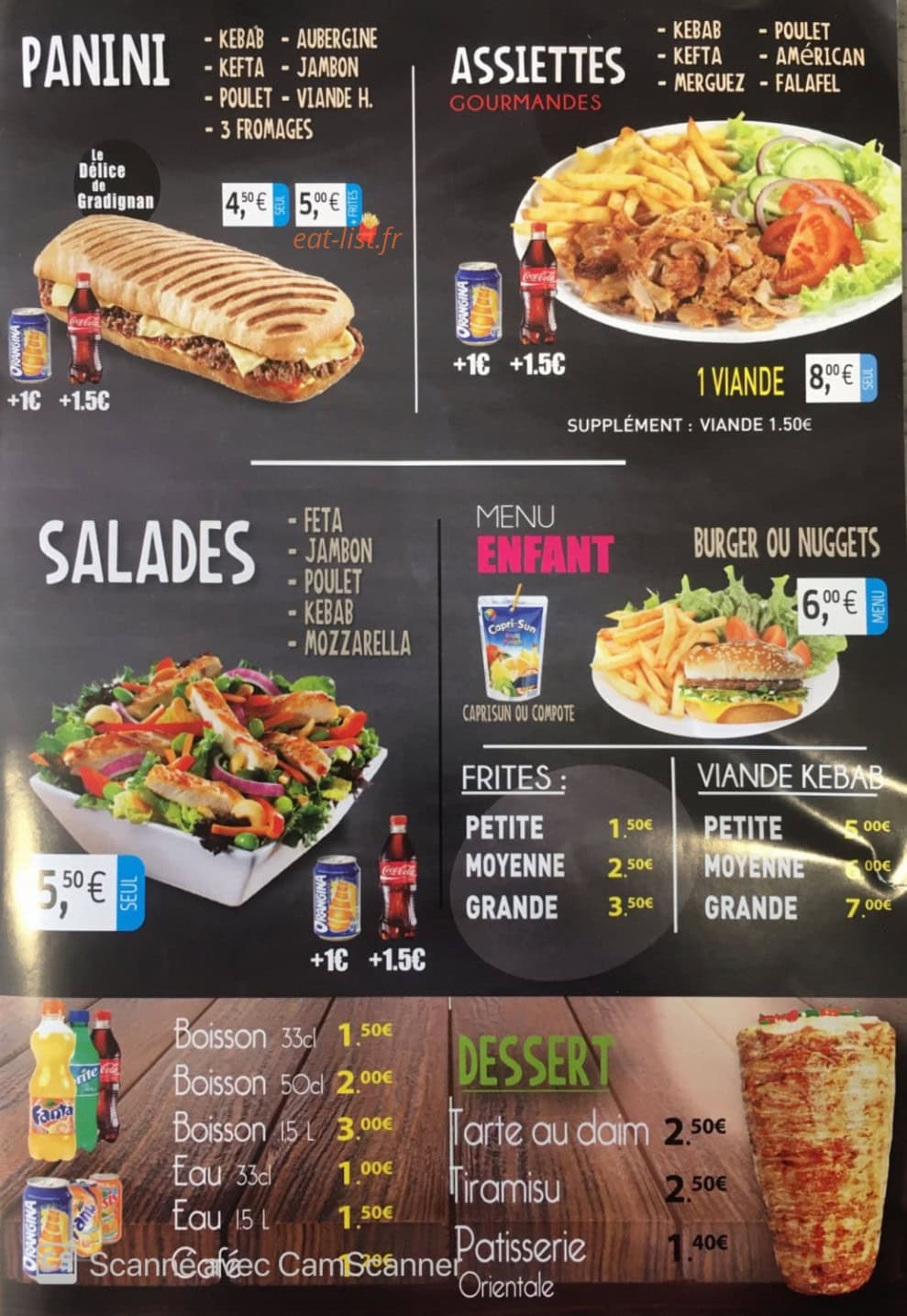 Delice De Gradignan — carte page 1