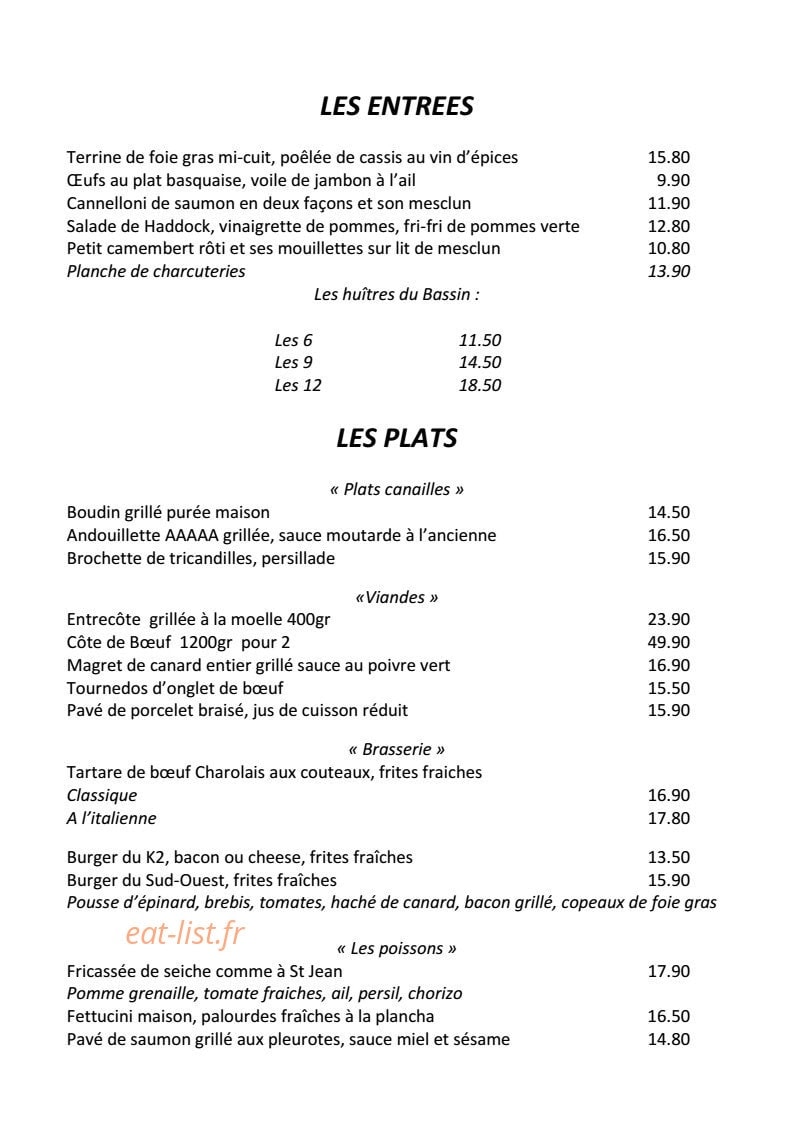K2 — carte page 1