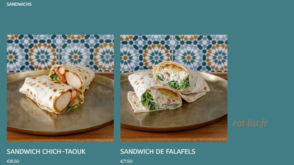 La petite cuisine de Marguerite — carte page 7