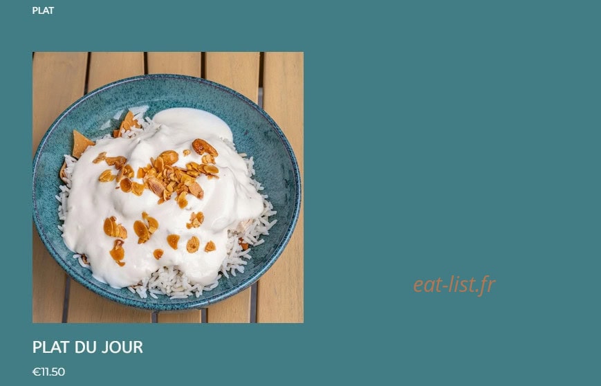 La petite cuisine de Marguerite — carte page 6