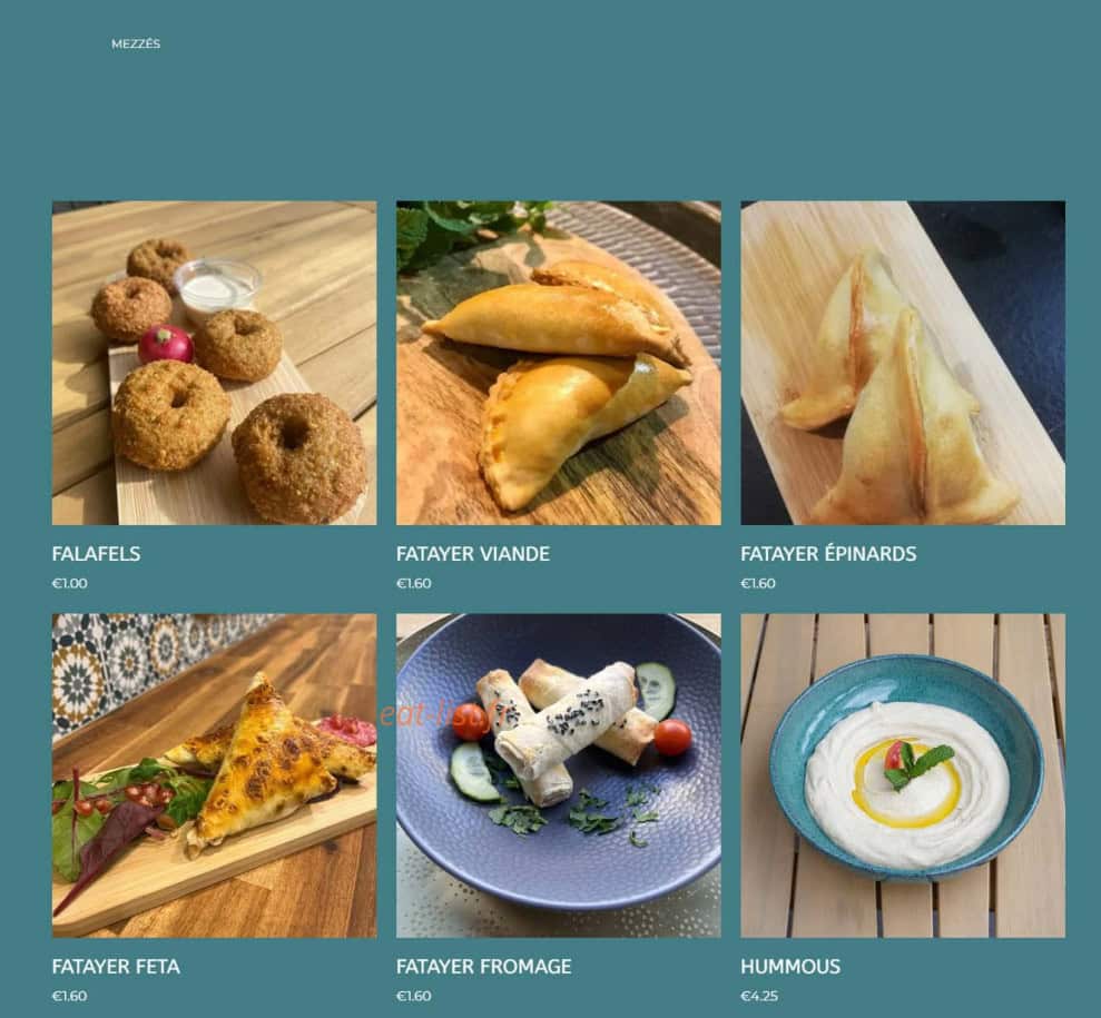 La petite cuisine de Marguerite — carte page 2