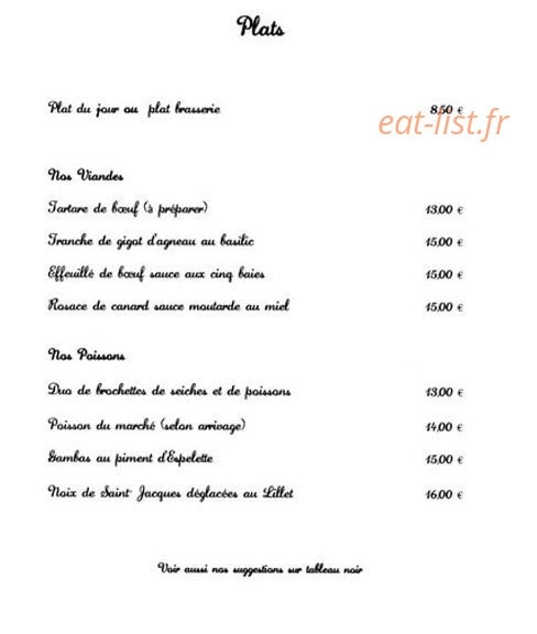La Villa Bersol — carte page 5