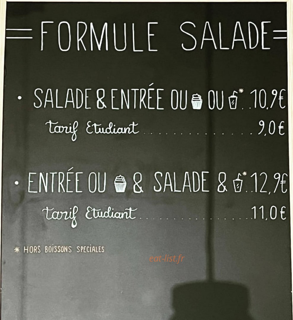 Le Bocal — carte page 1