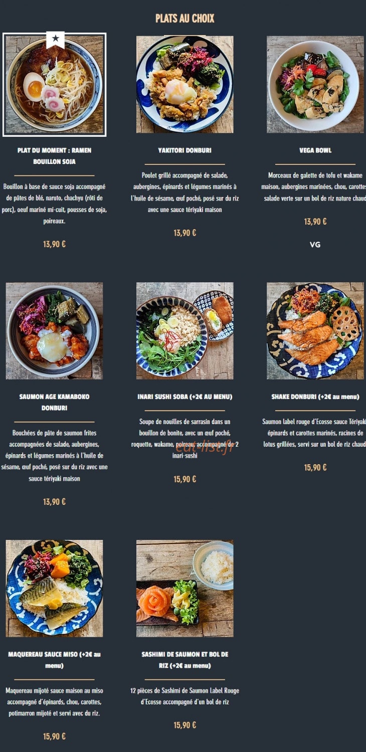 Little Tokyo — carte page 2