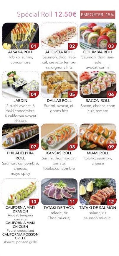 Mishi Grill — carte page 5