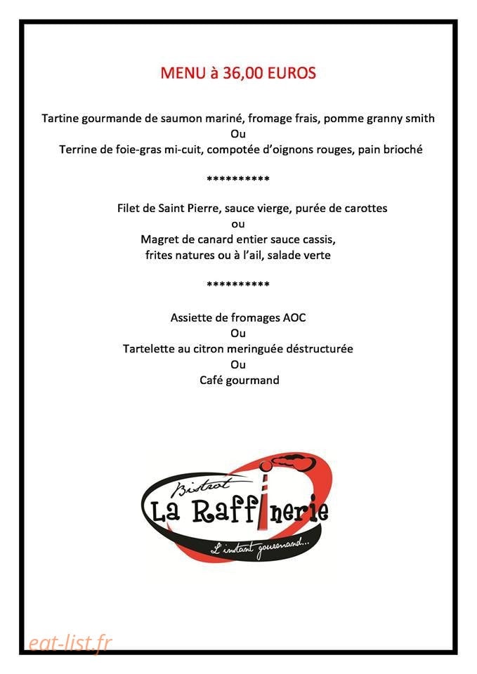 La Raffinerie — carte page 1
