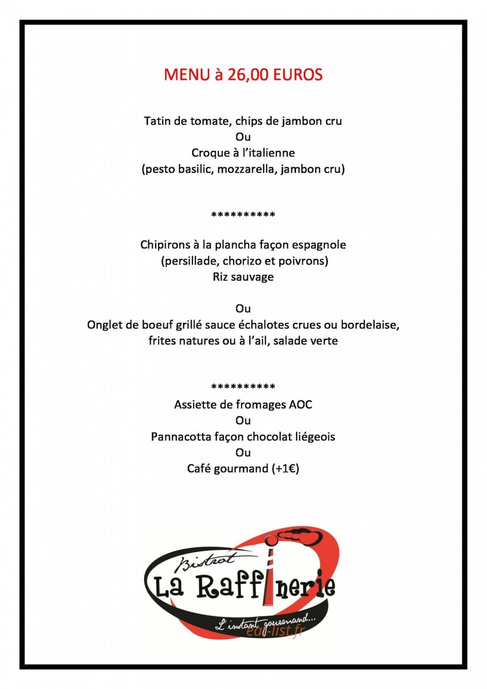 La Raffinerie — carte page 2