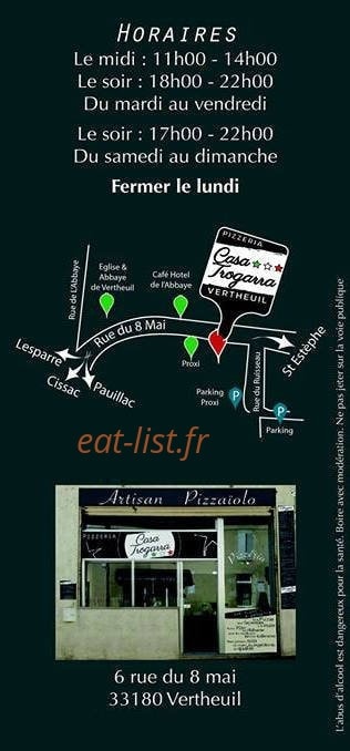 Casa Trogarra — carte page 6