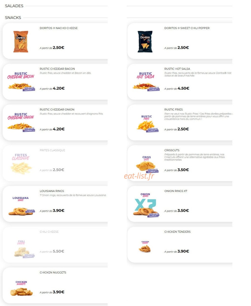 Breakys — carte page 4