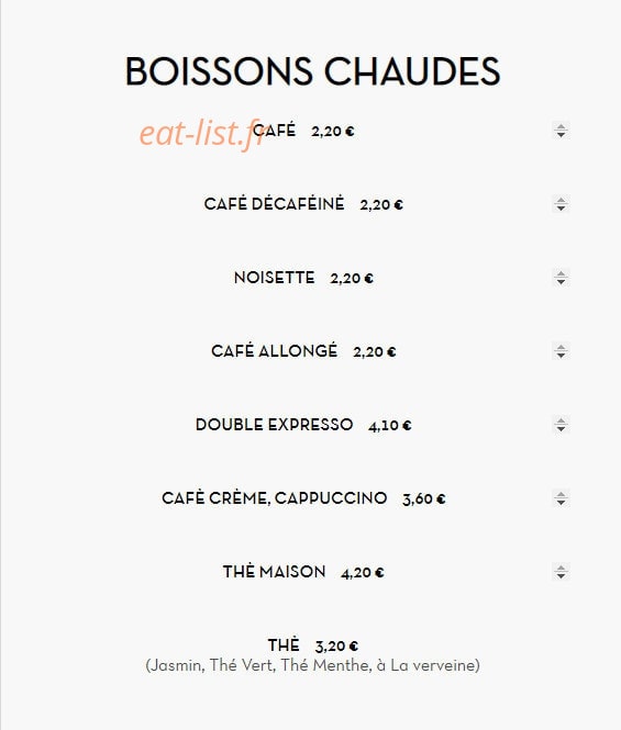 Grill du Haillan — carte page 6