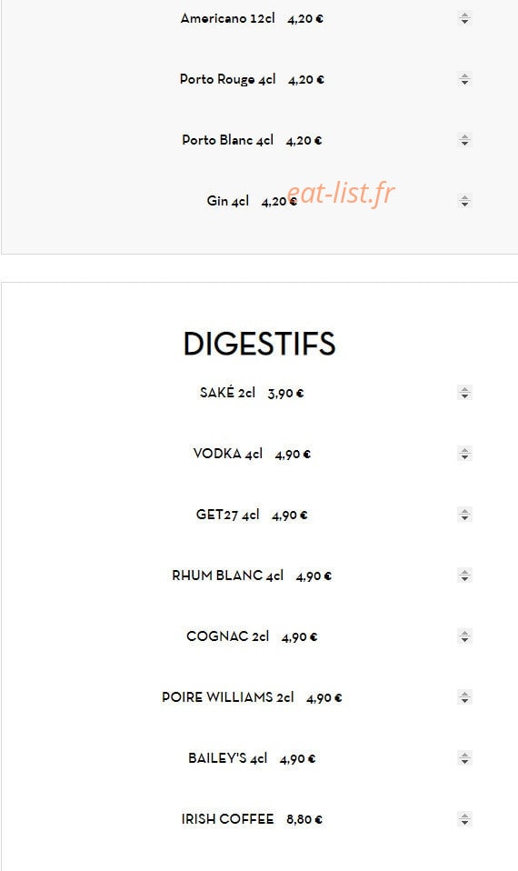 Grill du Haillan — carte page 3