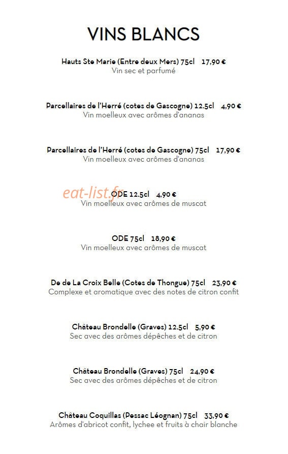 Grill du Haillan — carte page 9