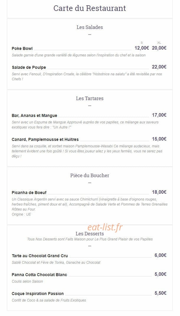 L'Atelier — carte page 3