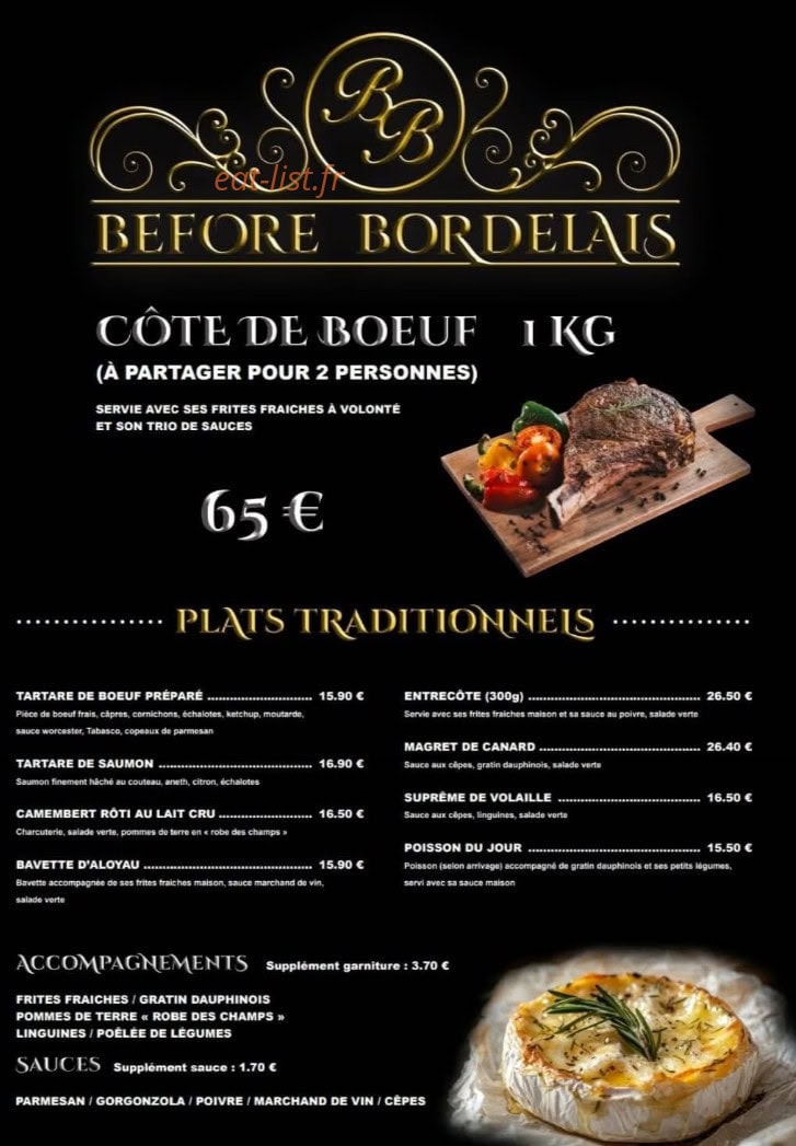 Le Before Bordelais — carte page 3