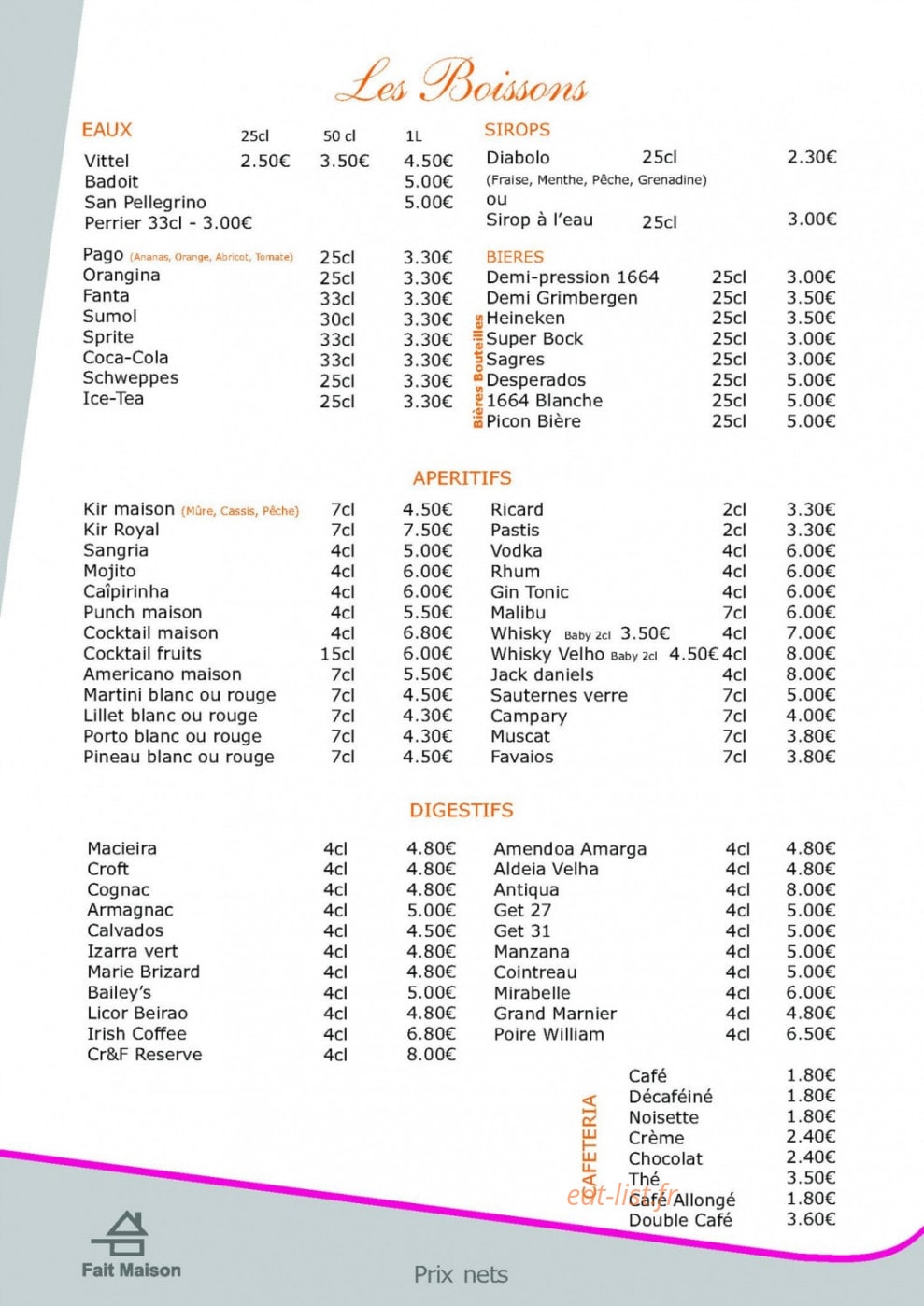 Leitões du Foz — carte page 10