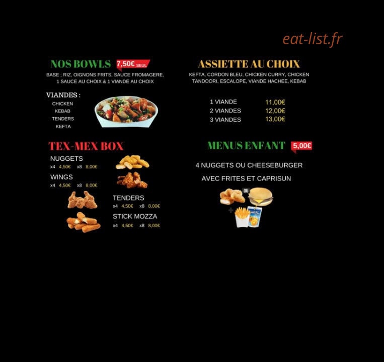 Ray's Food — carte page 4