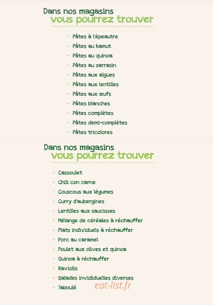 Bio c'bon — carte page 4