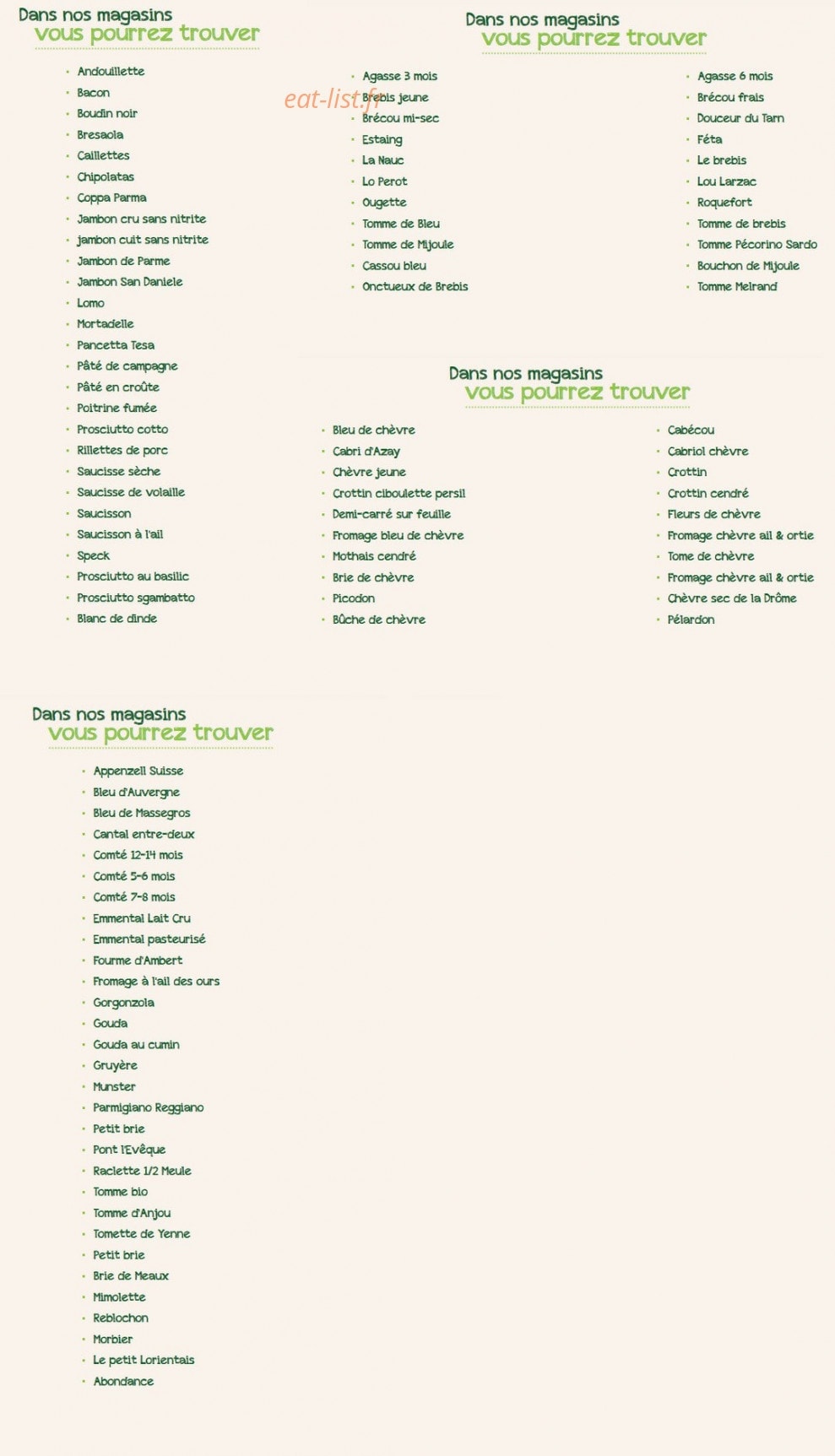 Bio c'bon — carte page 1