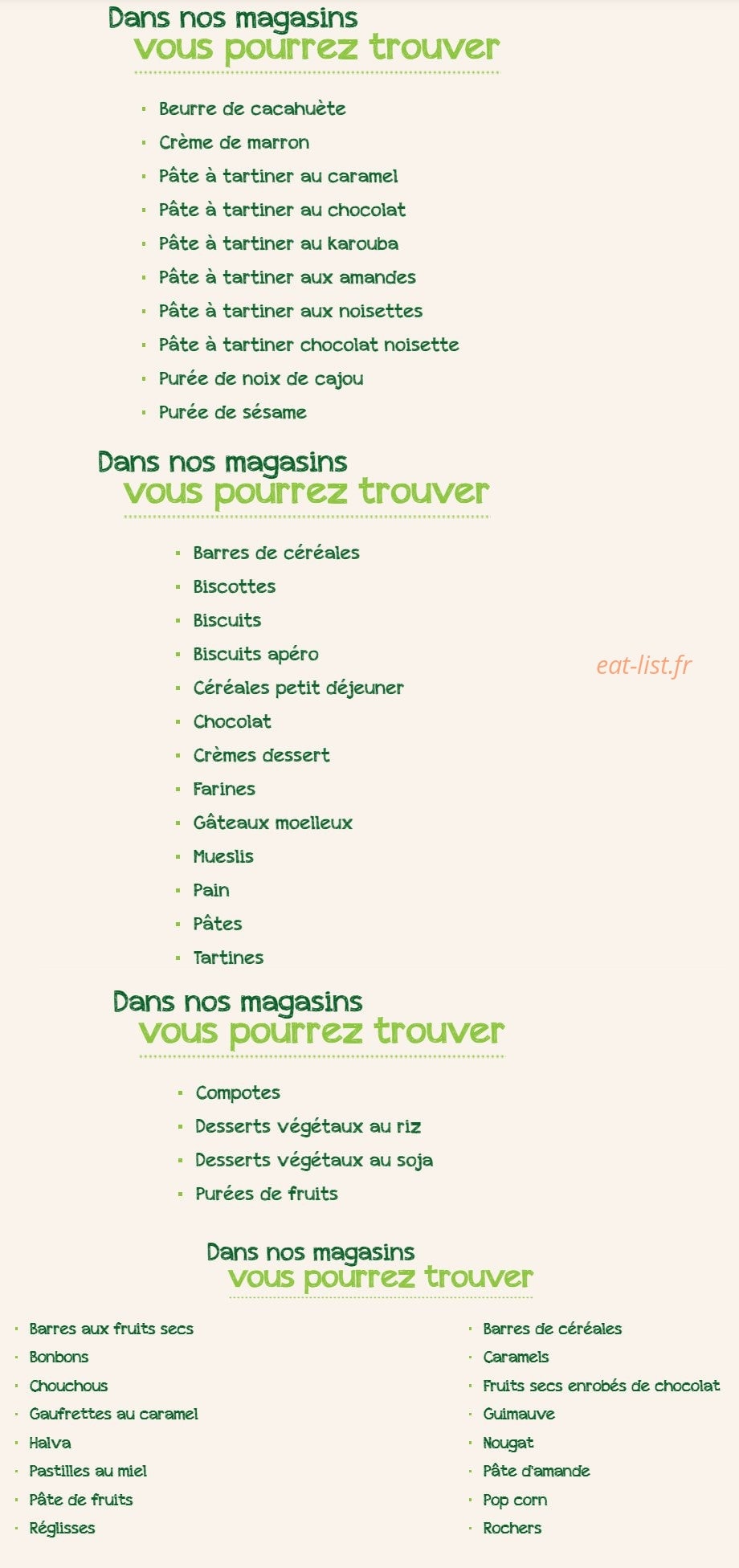 Bio c'bon — carte page 3