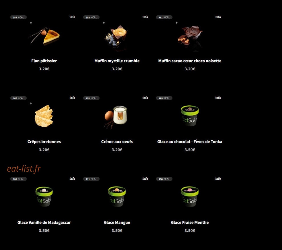 Eat Salad — carte page 11