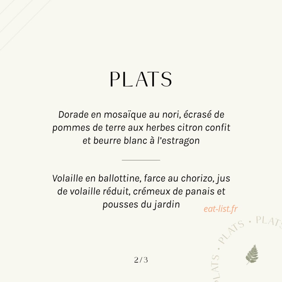 La Barrique — carte page 3
