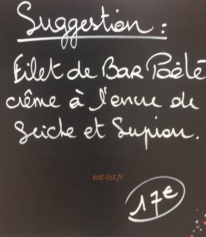 Le Cochon Volant — carte page 1