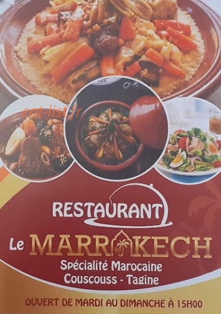Le Marrakech — carte page 1