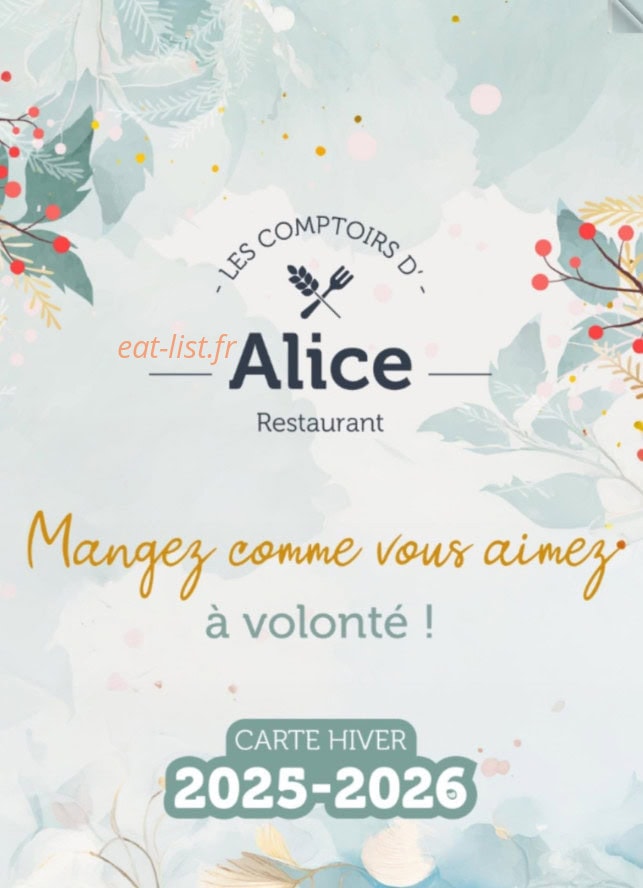 Les Comptoirs d'Alice et Jules — carte page 2