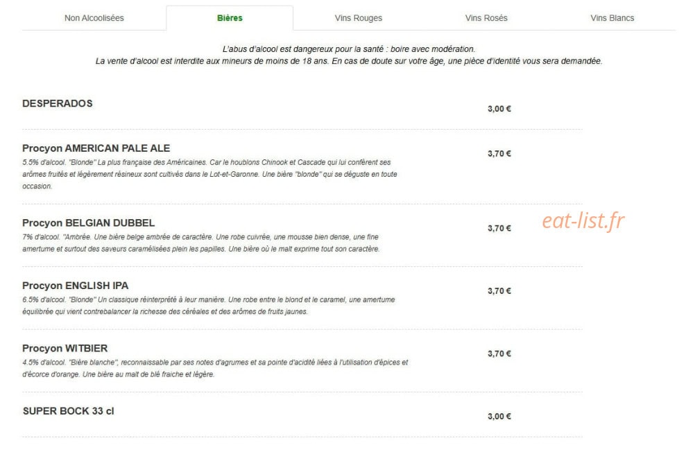 LM Pizzas — carte page 7