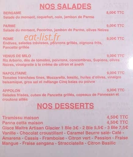 Pizz et Pat — carte page 2