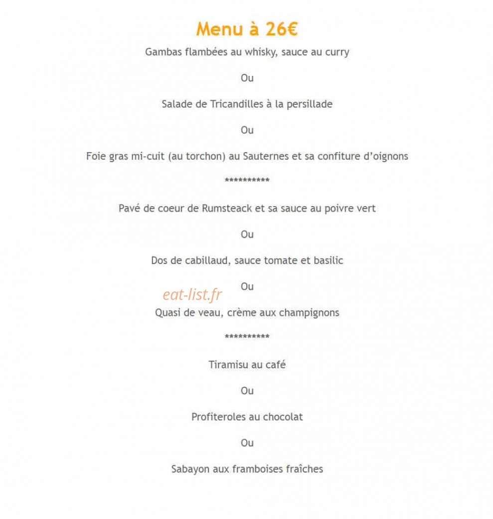 Le Relais de Brouquet — carte page 2