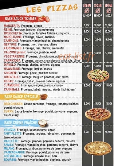 Pizza Familly — carte page 4